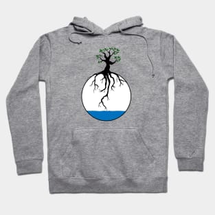 Tree with root in the water Hoodie